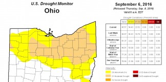 Ohio drought map