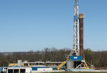 shale oil and gas drilling rig