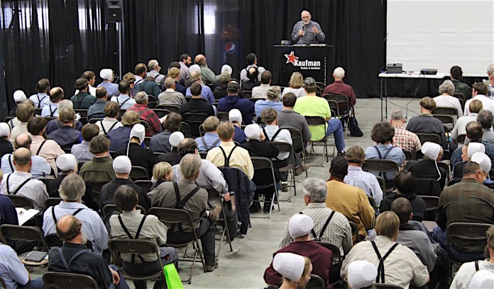Organic speaker 2 Fred speaks at organic conference
