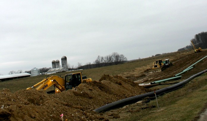 pipeline construction.shale pipeline construction