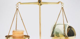 Scales and money