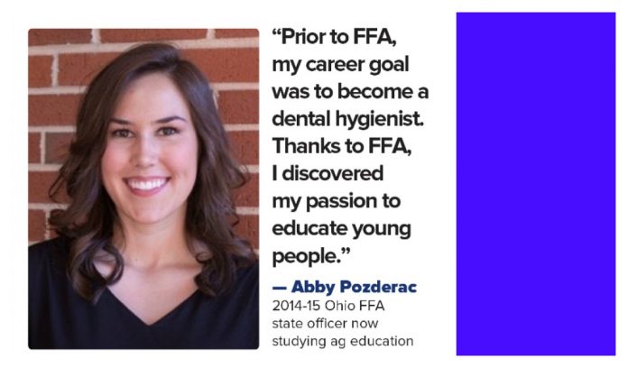 Abby Pozderac FFA Abby Pozderac FFA Ohio Farm and Dairy