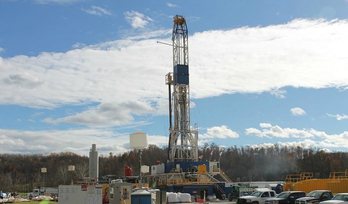 Guernsey Co. well rig Guernsey Co. well rig