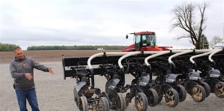 Strip tillage tool