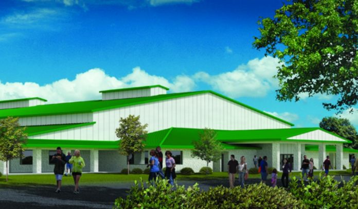 Canfield Fairgrounds construction Junior fair complex