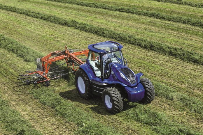 New Holland methane-powered tractor New Holland methane-powered tractor