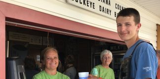 Columbiana County Fair milkshake