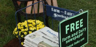 Farm and Dairy newsstand.