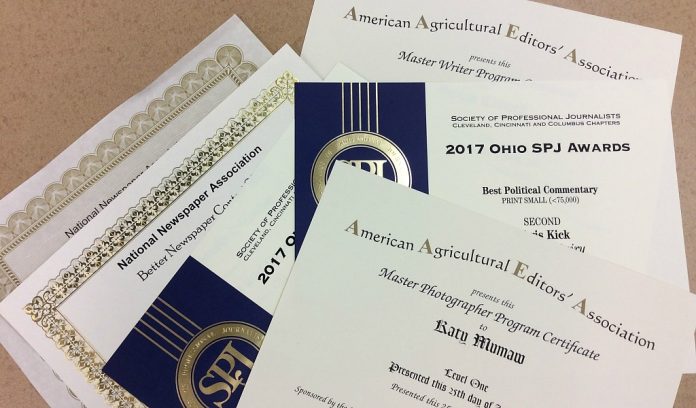 Farm and Dairy writing awards 2017 Farm and Dairy writing awards 2017