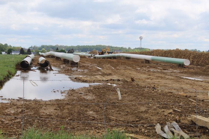 Rover pipeline construction Rover pipeline construction