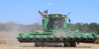 John Deere combine