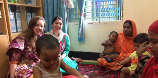 Penn State student in Bangladesh.