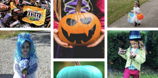 Trick-or-treat banner