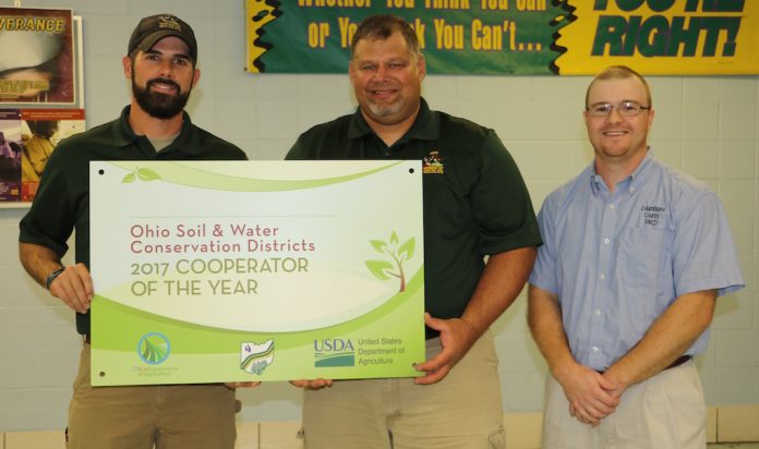 columbiana-swcd-award Highlandtown Wildlife Area award