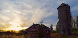 silo and shack