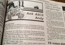 Farewell, FSA Andy June 2, 1994, edition of Farm and Dairy