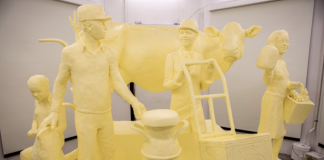 2018 Pennsylvania Farm Show butter sculpture