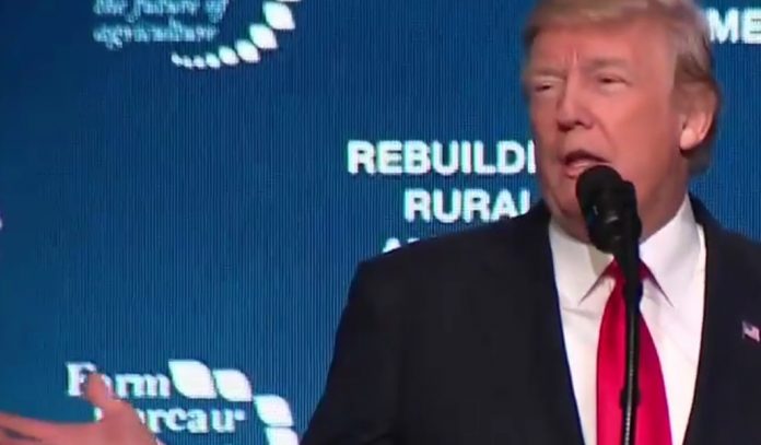 President Donald Trump at AFBF President Donald Trump