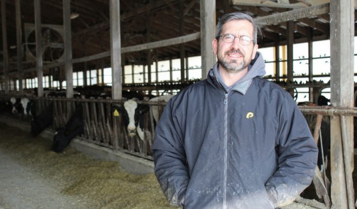 Matt Saul, dairyman Ohio dairyman Matt Saul