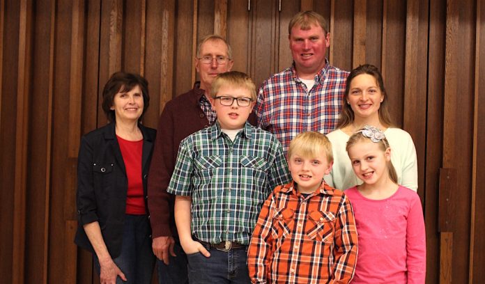 Wayne dairy family award Winkler family
