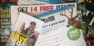 hunting and fishing magazines
