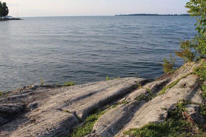 Lake Erie island shore Lake Erie island shore
