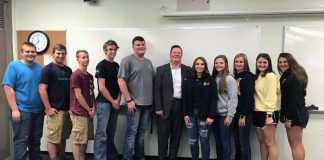 Officers with Randy Fisher