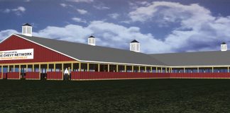 rendering of Portage County Fair building