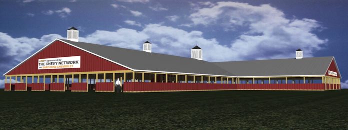 Sarchione Auto Group donation rendering of Portage County Fair building