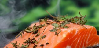 grilled salmon