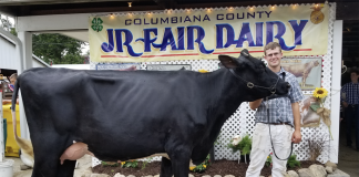 Supreme Champion of Champions at the 2018 Columbiana County Fair Dairy Show