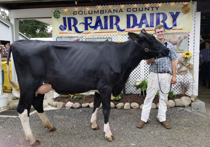 Supreme Champion of Champions at the 2018 Columbiana County Fair Dairy Show Supreme Champion of Champions at the 2018 Columbiana County Fair Dairy Show