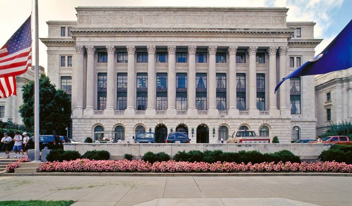 USDA building flag USDA building