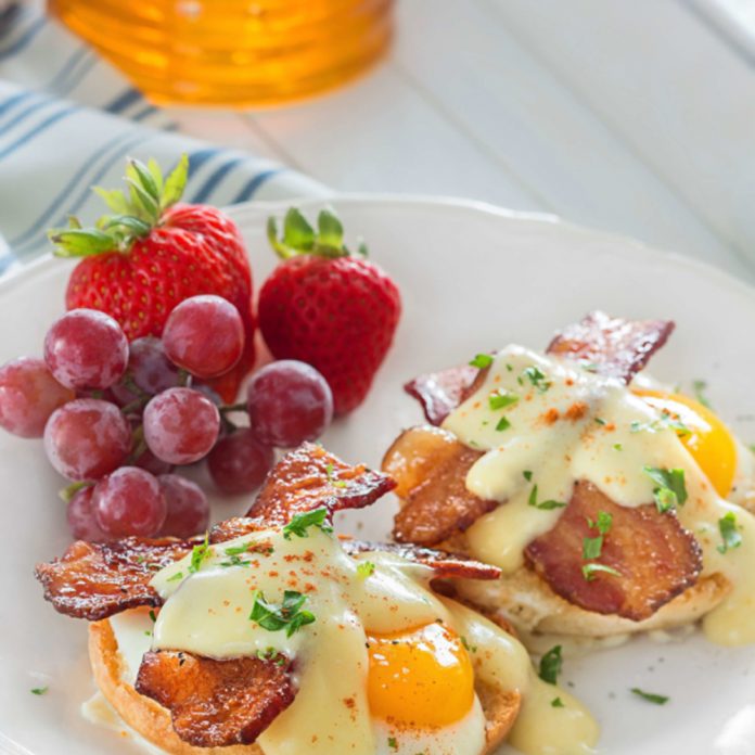 feature.web Baked Honey Bacon Benedict