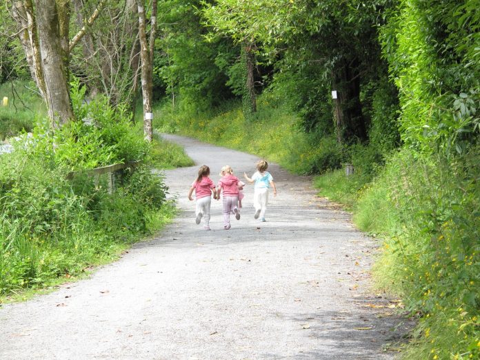 children playing outside children playing outside