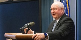 Perdue speaking