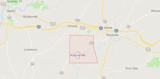 Jefferson County, Pa., map