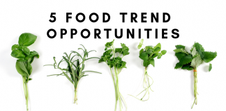 5 food trend banner