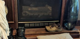 boots by a doorway