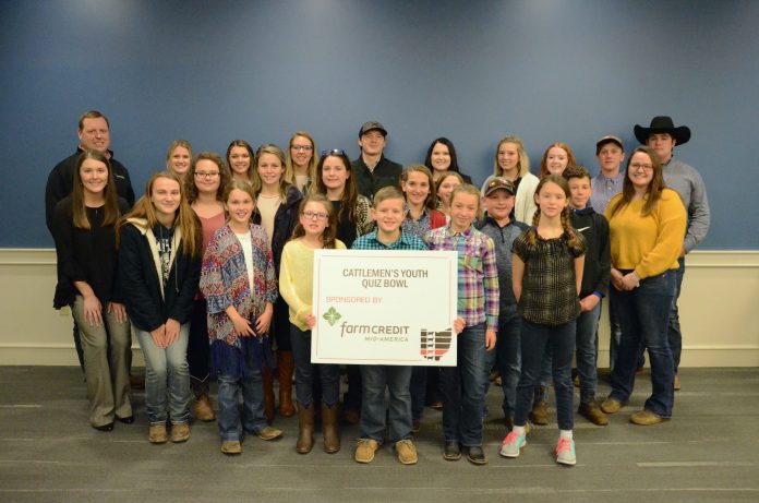 Youth Beef Quiz Bowl Participants Youth Beef Quiz Bowl Participants