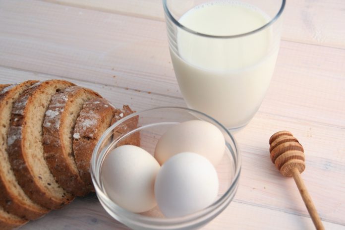 milk, eggs, bread milk, eggs, bread