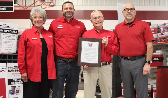 Wellington award group 1 Wellington Implement honor