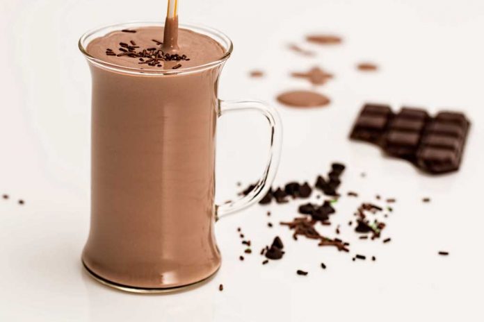 Chocolate Frappe A glass of Chocolate Frappe