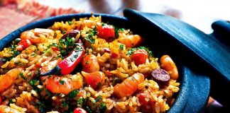 shrimp and rice