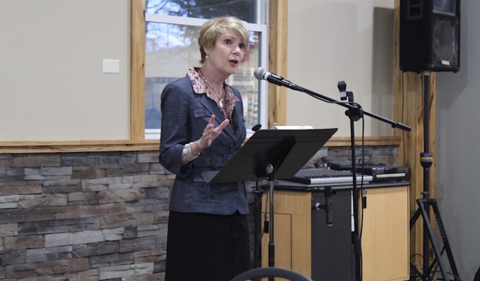 Pelanda Dorothy Pelanda speaking