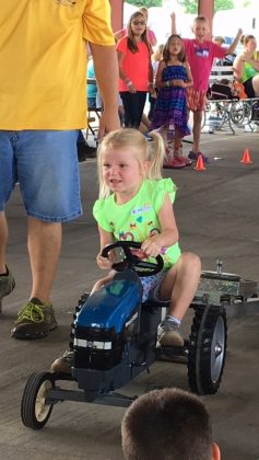 pedal pulling youngsters
