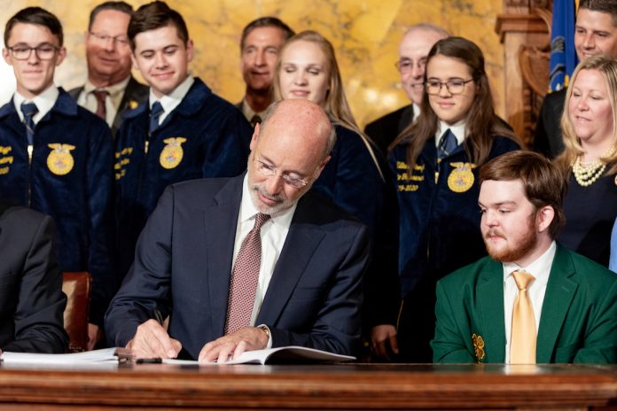 pa Governor Farm Bill Signing pa governor signs farm bill