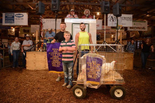 Butler County Fair Grand Champion Chickens