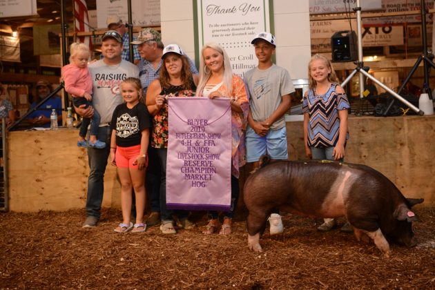 Butler County Fair Reserve Champion Hog