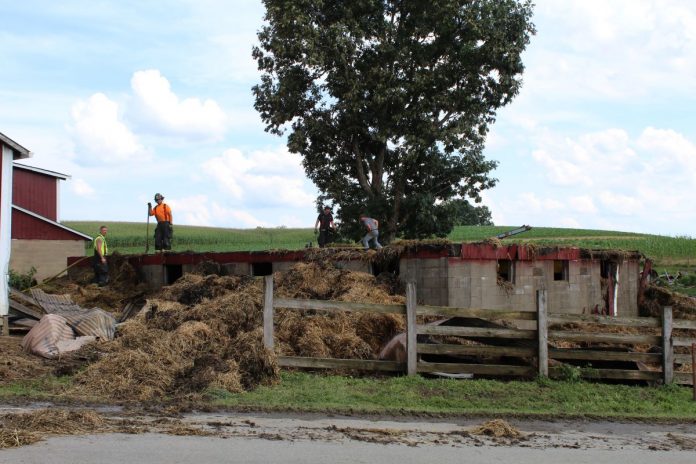 yeck farms fire burnt-barn